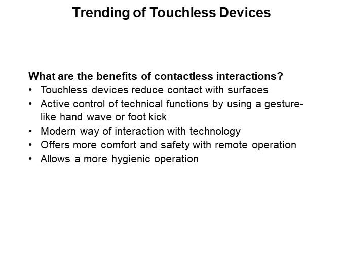 Trending of Touchless Devices