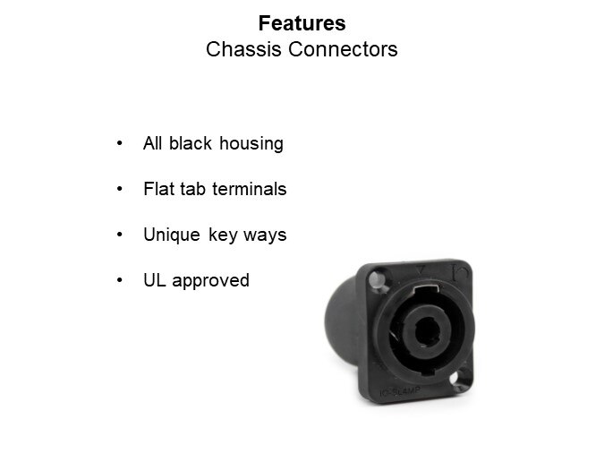 Image of Io Audio Technology Speakerlatch Connectors - Features Chassis Connectors
