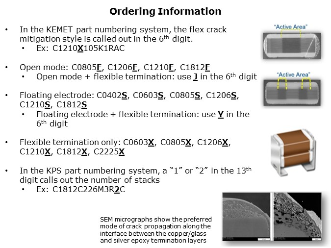 KEMET Flex Crack Mitigation