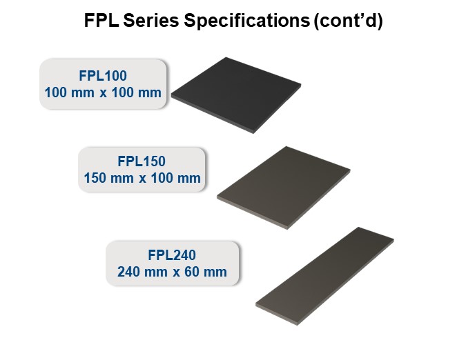 FPL Series Specifications (cont’d)
