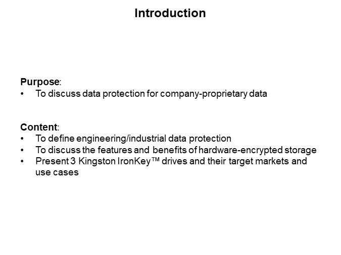 Image of Kingston Technology IronKey Encrypted USB and External SSD Solutions - Introduction