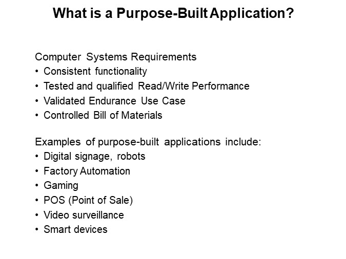 What is a Purpose-Built Application?