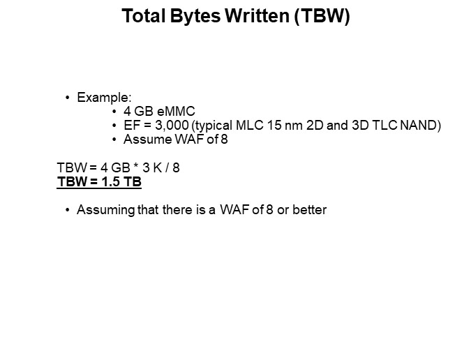 Total Bytes Written (TBW)