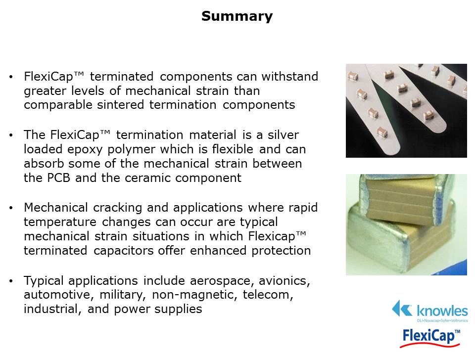 FlexiCap Multilayer Capacitor Slide 7