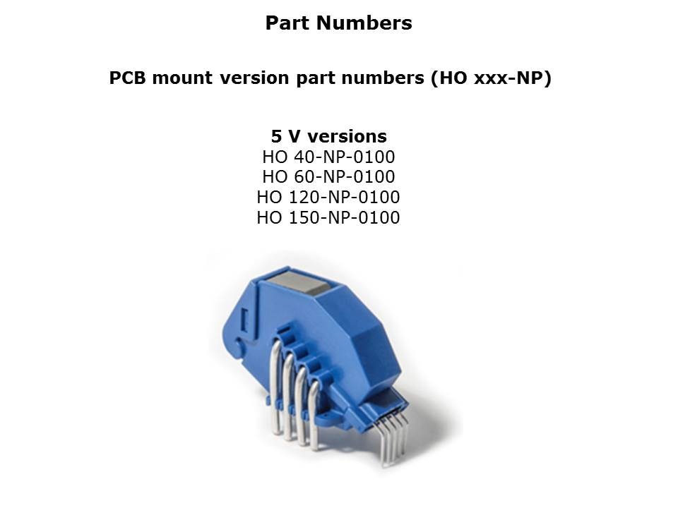 HO Series of Mid Range Current Transducers Slide 16