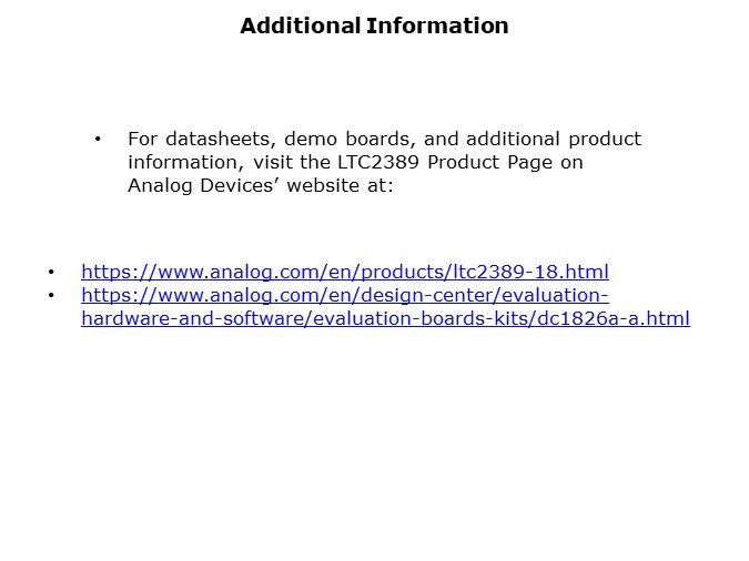 Additional Information