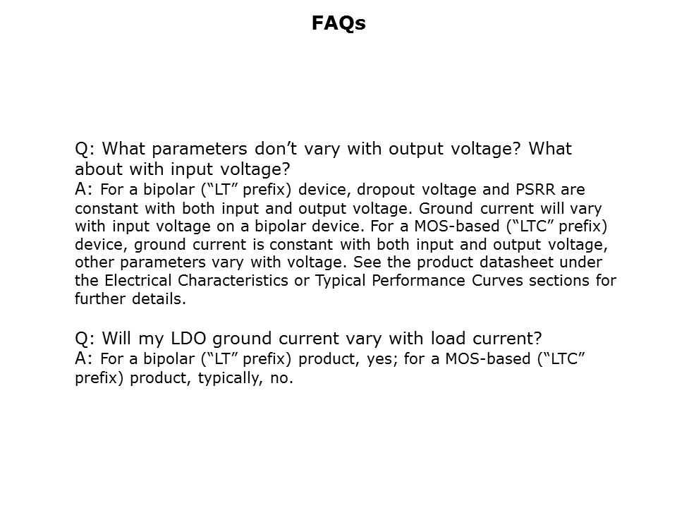 LDO FAQs Slide 9