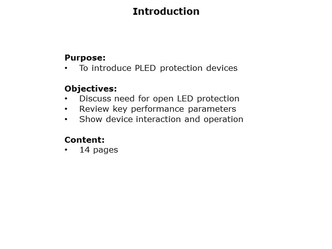 Image of Littelfuse PLED Devices