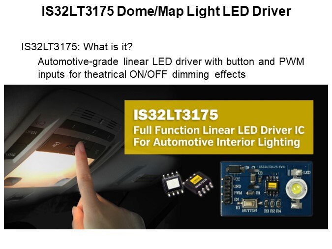 IS32LT3175 Dome/Map Light LED Driver