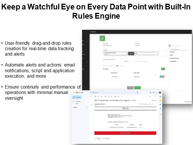 Keep a Watchful Eye on Every Data Point with Built-In Rules Engine