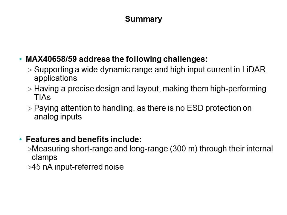 summary