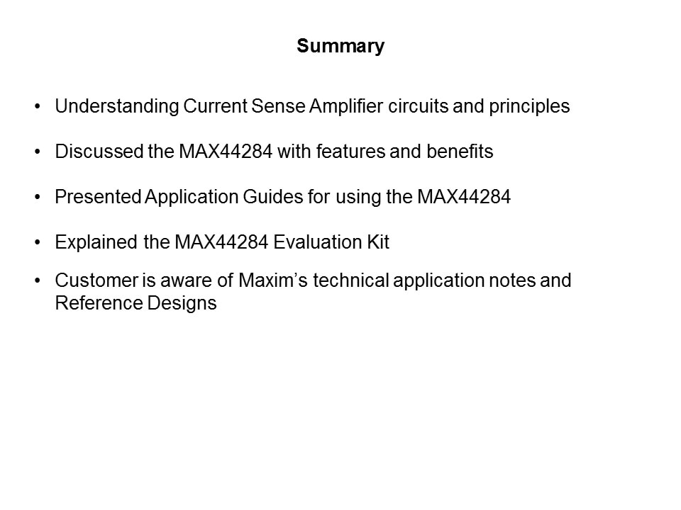 MAX44284 Current Sense Amplifier Slide 14