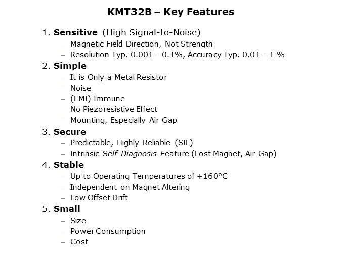 KMT32B Magneto Resistive Sensor Slide 8