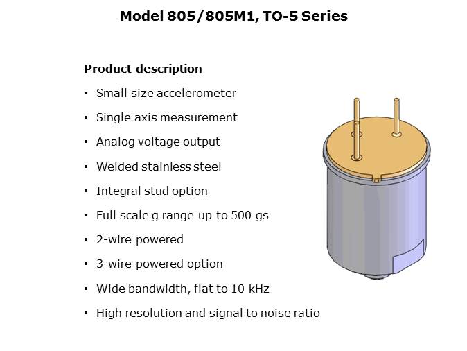 Model 805/805M1 Accelerometers Slide 2