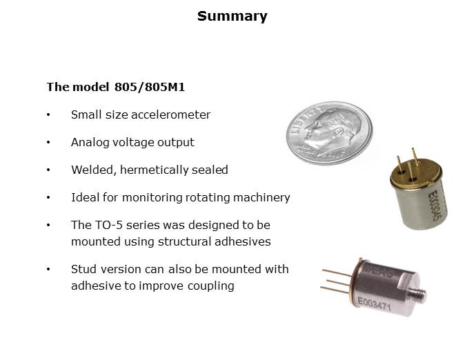 Model 805/805M1 Accelerometers Slide 6