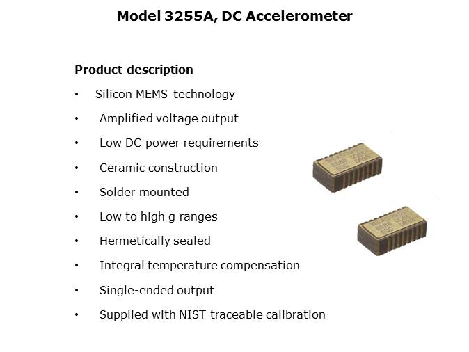 Model 3255A DC Accelerometer Slide 2