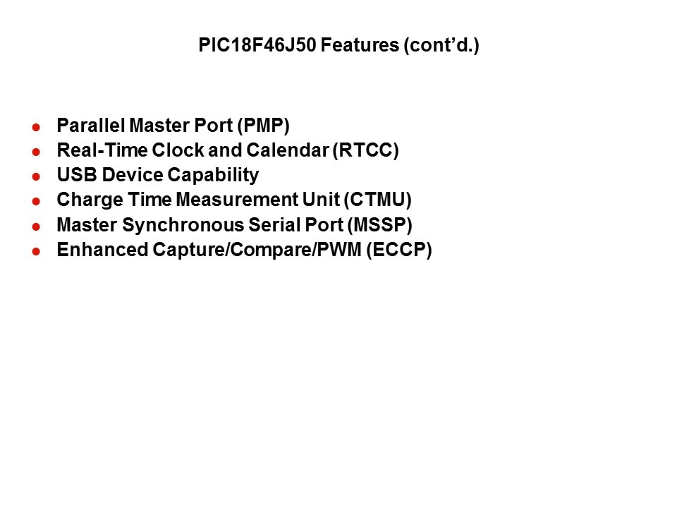 PIC18F MPLAB Starter Kit Slide 16