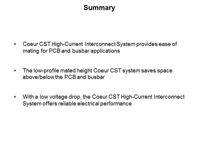 Image of Molex Coeur CST High-Current Interconnect System-Slide10