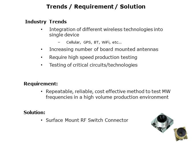 RF Switch Connectors Slide 2