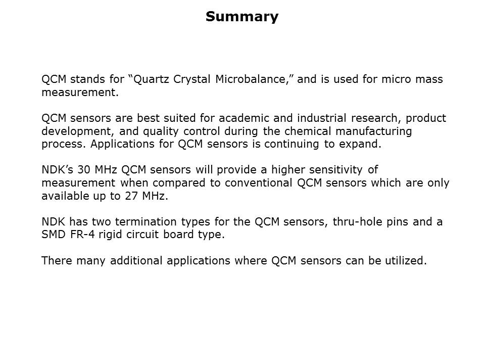 QCM Sensors Slide 12