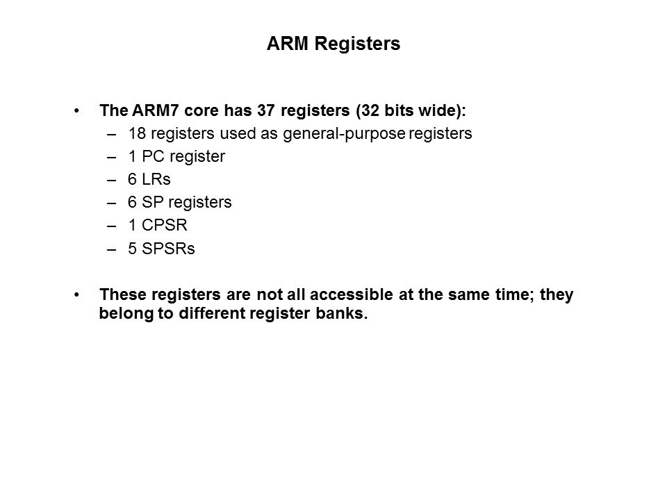37 registers