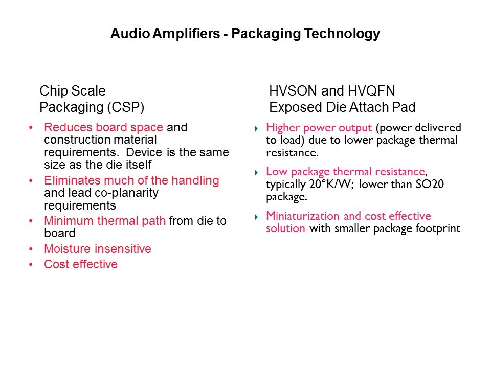 Class D Audio Amplifiers Slide 16