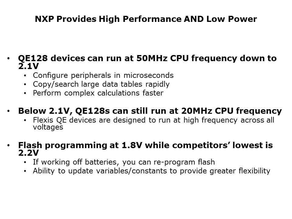 hi perf and lo power