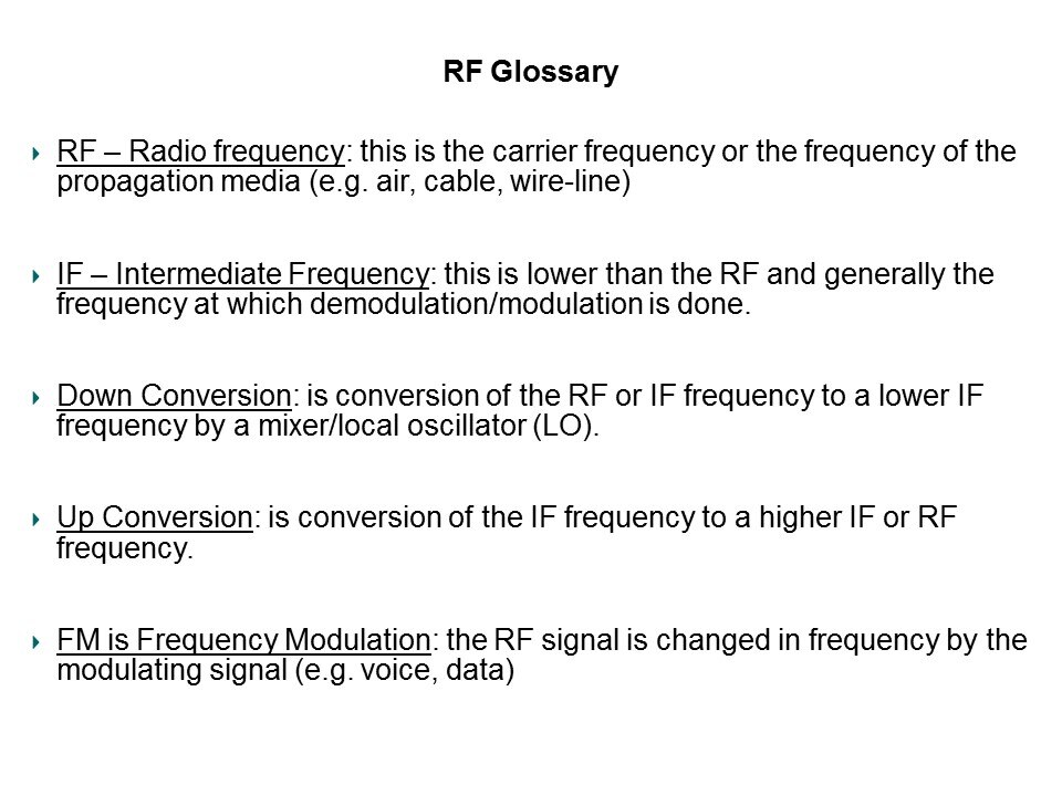 RF-IF Basics Slide 4