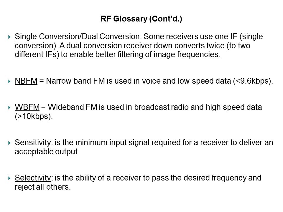 RF-IF Basics Slide 6