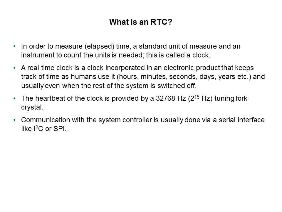 Real Time Clocks Slide 2