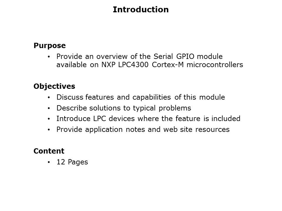 Serial GPIO Peripheral Slide 1