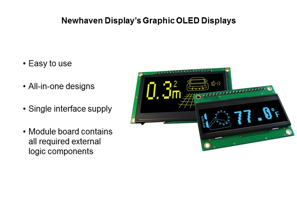 Character and Graphic OLED Displays Slide 7