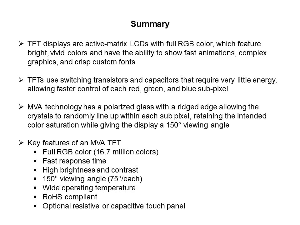 7' MVA TFT Display Slide 6