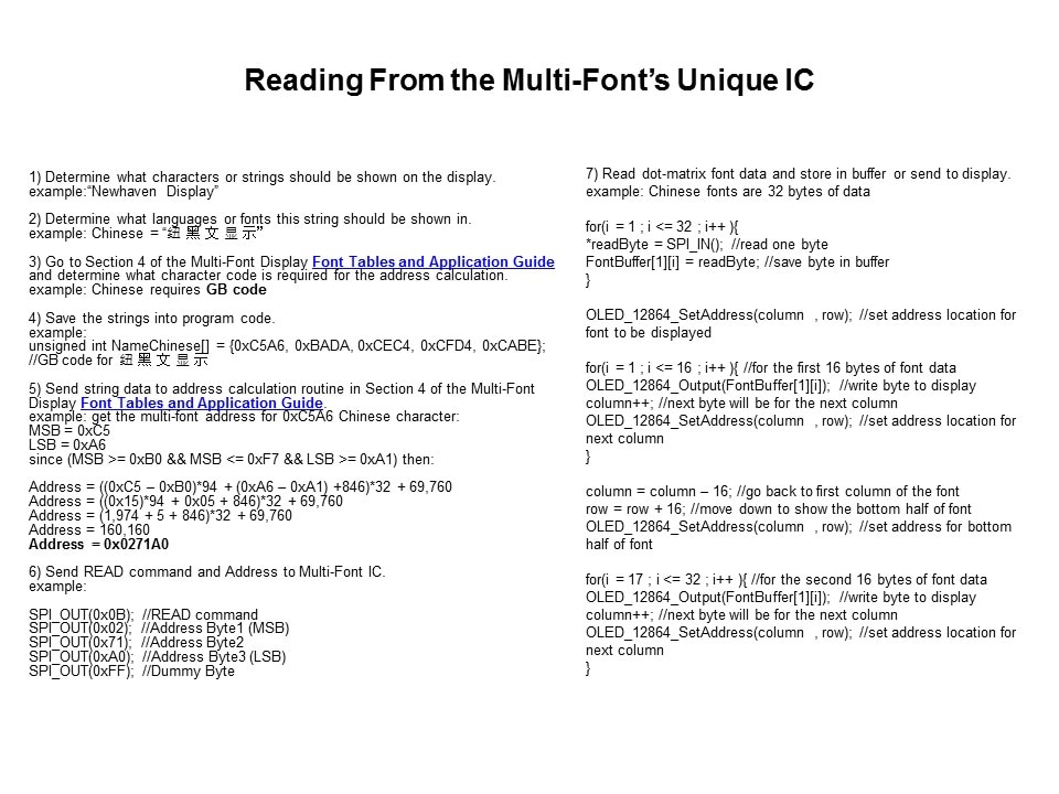 Multi-Font Displays Slide 6