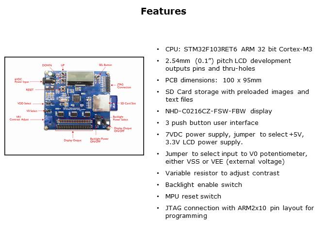 NHDev LCD Development Board Slide 3