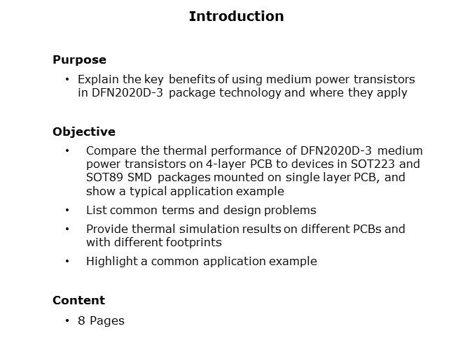 Medium Power Bipolar Transistors Slide 1