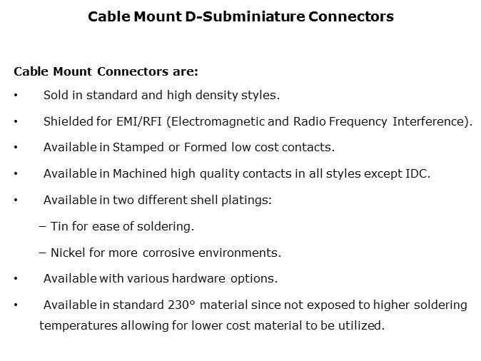 D-Sub Connectors Slide 4