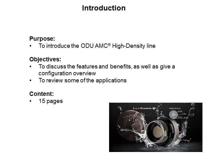 Image of ODU-USA AMC High-Density Line of Connectors Slide1