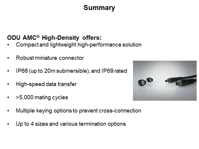 Image of ODU-USA AMC High-Density Line of Connectors Slide15