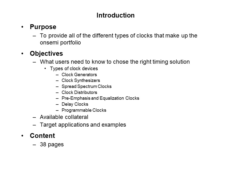 Clock and Data Distribution Products Part 2 Slide 1