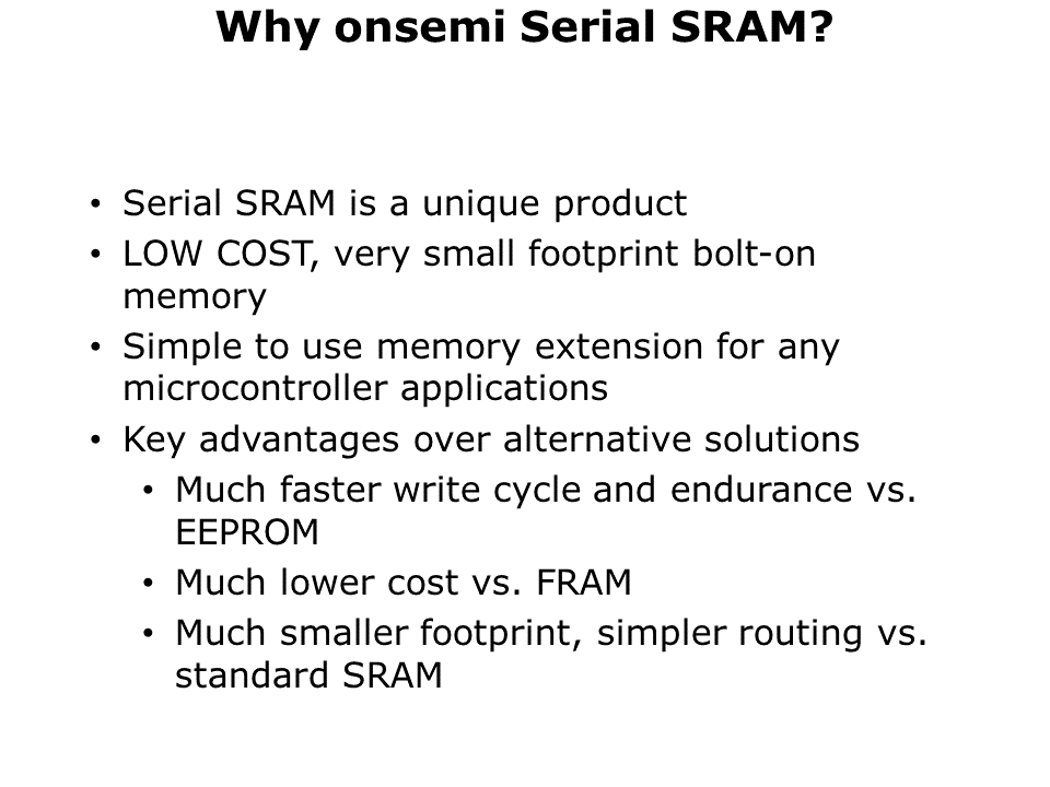 SRAM Overview and Applications Slide 11