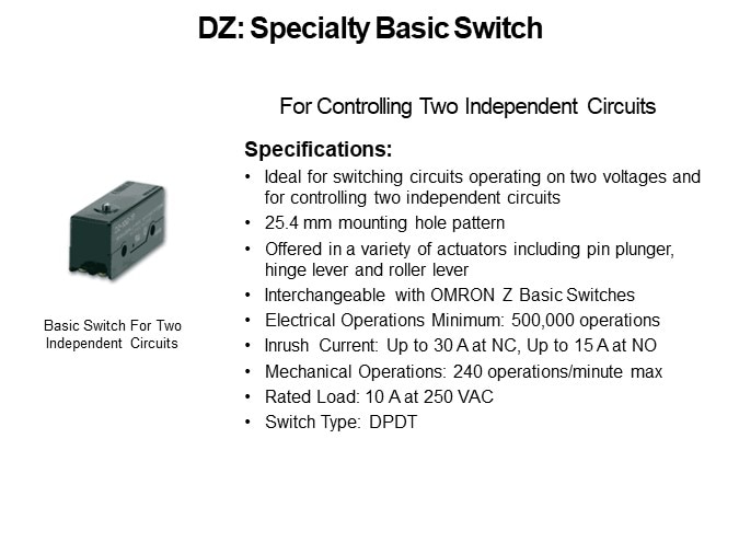 DZ: Specialty Basic Switch