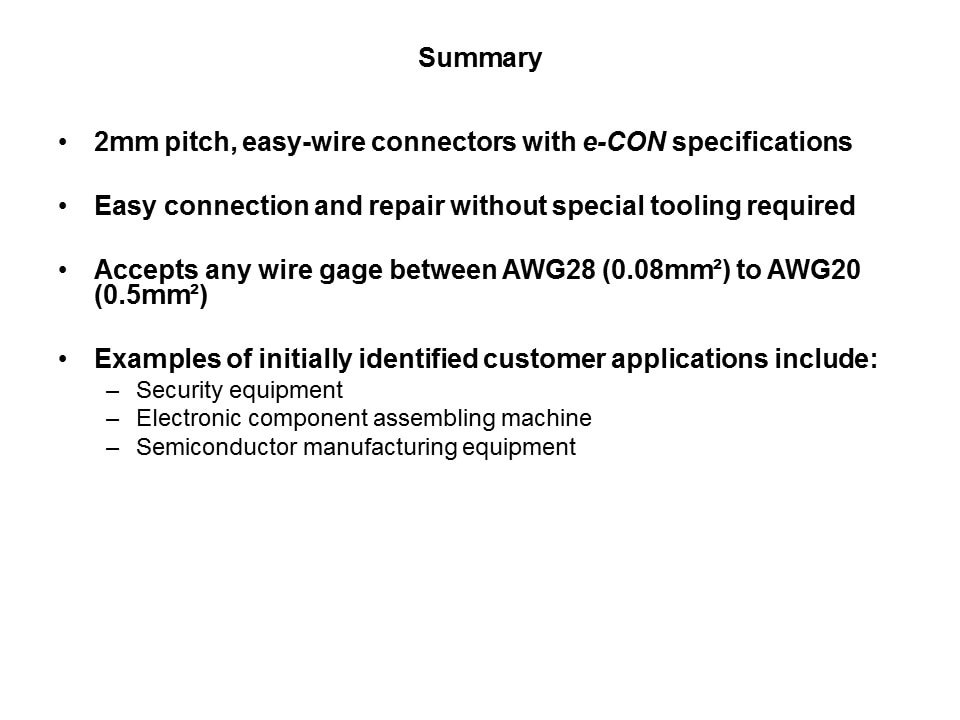 XN2 Connector Overview Slide 12