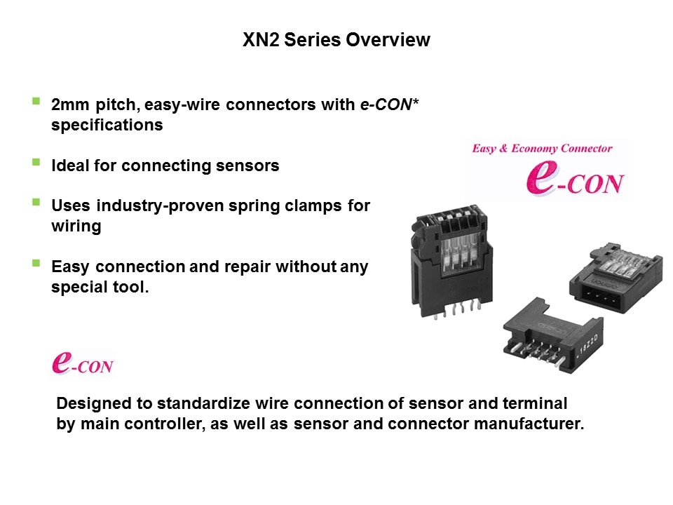 XN2 Connector Overview Slide 2