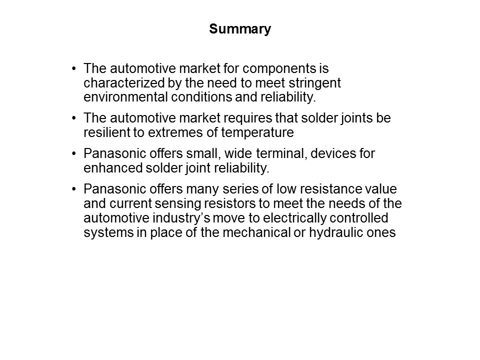 Automotive Resistor Products Slide 10