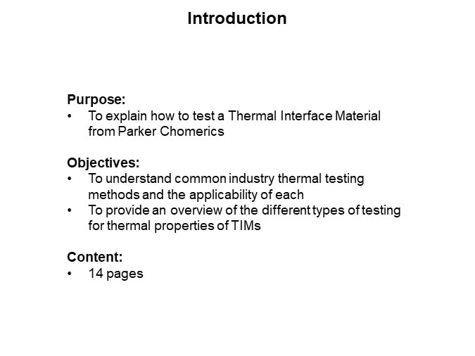 Image of Parker Chomerics How to Test a Thermal Interface Material - Slide1