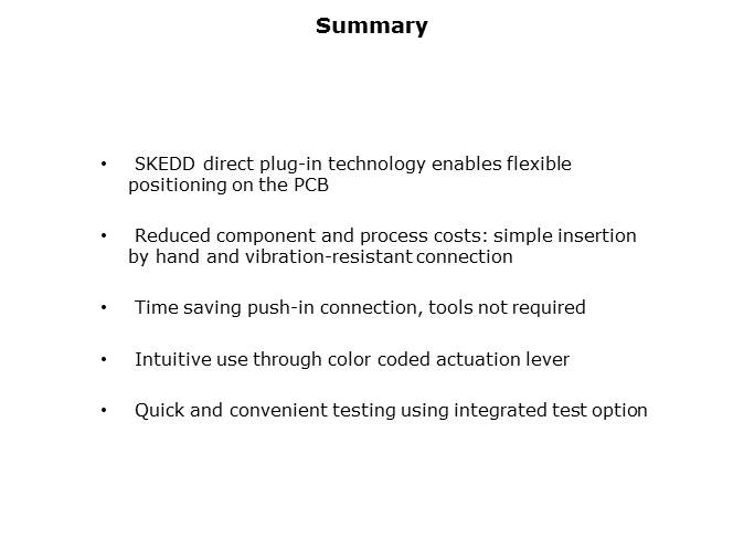 SDC 2.5 and SDDC 1.5 with SKEDD Direct Plug-in Technology Slide 13