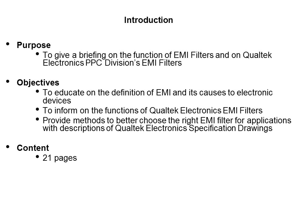 EMI Overview Slide 1