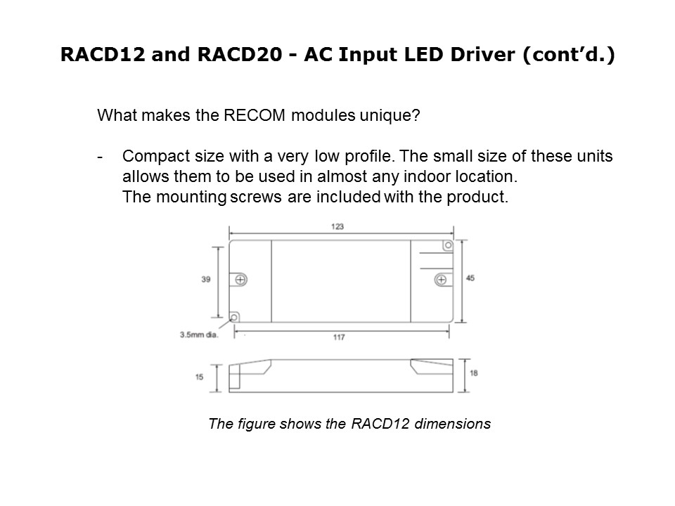 AC Input LED Driver Slide 9