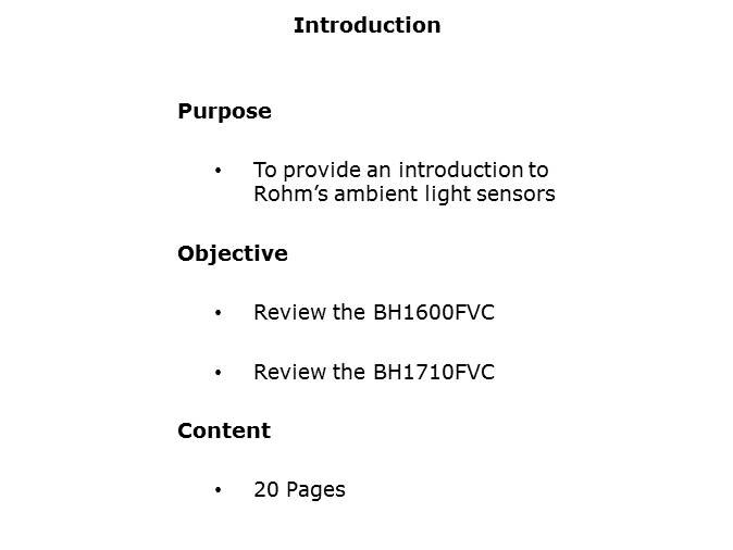 Ambient Light Sensors Slide 1